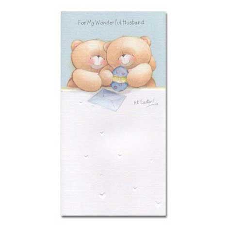 Wonderful Husband Forever Friends Easter Card